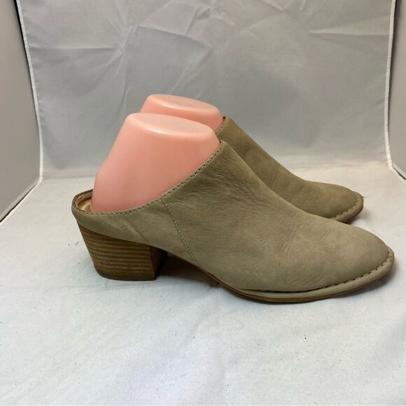 Clarks Spiced Isla Tan Block Heel Mules 10 - Picture 2 of 8
